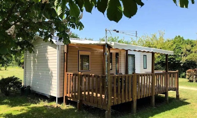 Sainte-Foy House | Camping Au Pré de l'Etang * - Mobile home Bermuda 4 rooms 6 persons