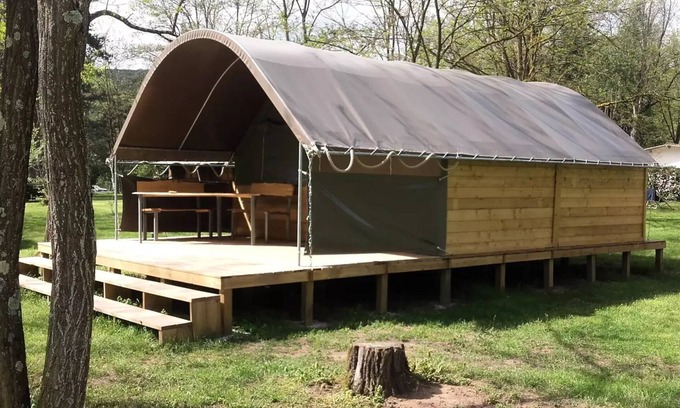 Arlebosc House | Camping du Viaduc* - Kibo Tent 3 Rooms 5 People Without Sanitary