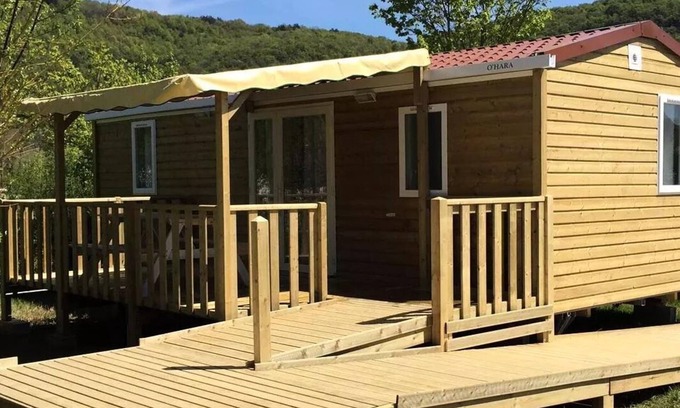 Ornans House | Camping Ecologique la Roche d'Ully* - Cottage Caborde PRM 3 rooms 4 people