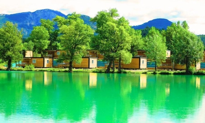 Chatillon-en-Diois House | Camping Le Lac Bleu* - Pavillon Classic mobile home 3 rooms 4 adults + 1 child Air-conditioned