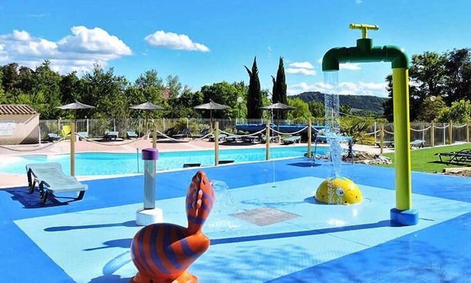 Venterol RV Rental | Camping Les Terrasses Provençales* - Tent Lodge 3 rooms 4 people Without Sanitary