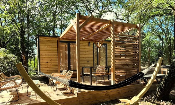 Cendras House | Camping Sunêlia La Clémentine * - Lodge Sunêlia Luxe 32m² - 2 chambres 4 personnes