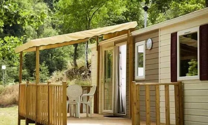 Serignan-Plage House | Campsite Le Clos Virgile* - Mobile Home 3 rooms 4/6 people Air-conditioned