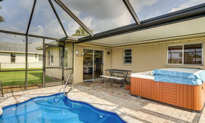 Port Charlotte - Charlotte Harbor House | Canalfront Retreat w/Heated Pool & Hot Tub!