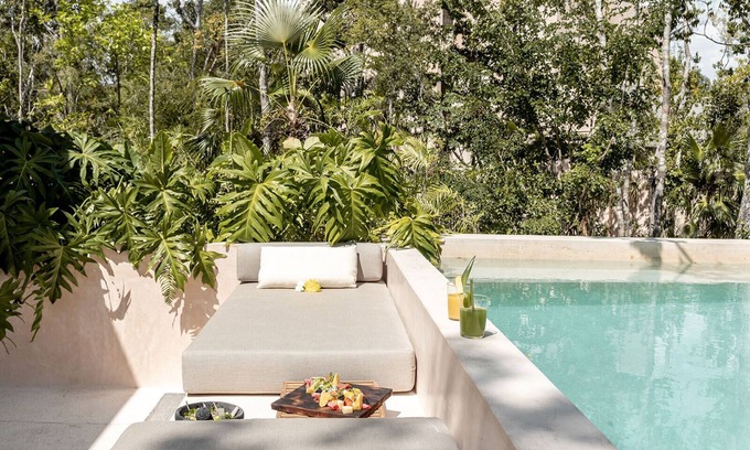 Ek Balam Village Villa | Candela Uno: Spacious 4-bedroom villa with WiFi, AC in charming Tulum