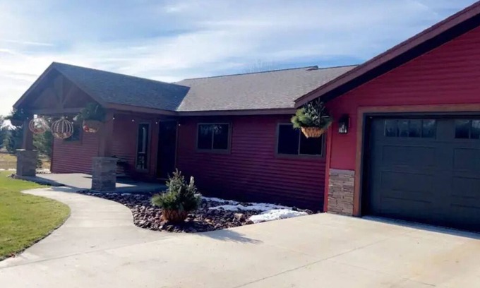 Medford House | Candy Red Country Home