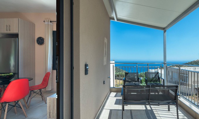 Agios Vasileios House | Capostagno House Agapi - Stunning Views of Libyan Sea