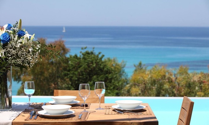Agios Nikitas Villa | Capro- New 3-bedroom villa with private pool and stunning view!