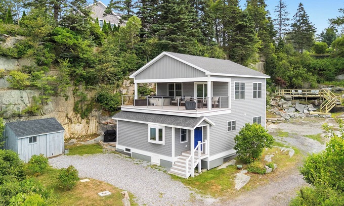 Spruce Head House | Captain's Quarters, newly renovated home with hot tub