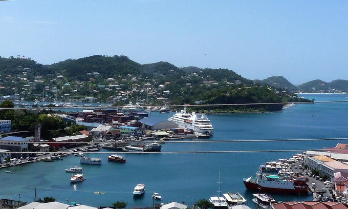 St. George's Apartment | Carenage View: 2 BR, 2 BA apt overlooking Town, Harbor and Beach