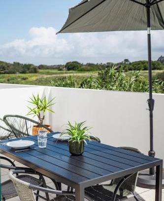 Almograve Apartment | Casa do Mar - Almograve - Magnífico terraço com vista para o campo