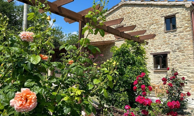 San Lorenzo in Campo House | Casa Fagiano - Ferienhaus in Traumhafter Alleinlage und mit Spektakulärem Blick