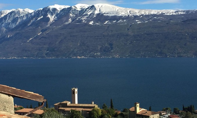 Fornico Apartment | Casa Fornico 8, terrace with breathtaking views of Lake Garda