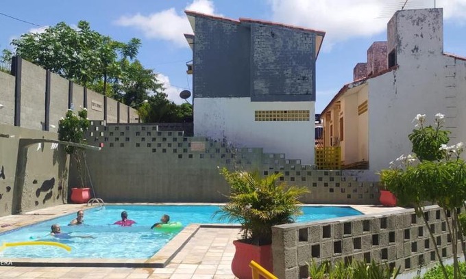 Pilar House | Casa FORTE 3qts 200m praia ar pisc estac até 12 pessoas portaria 24H