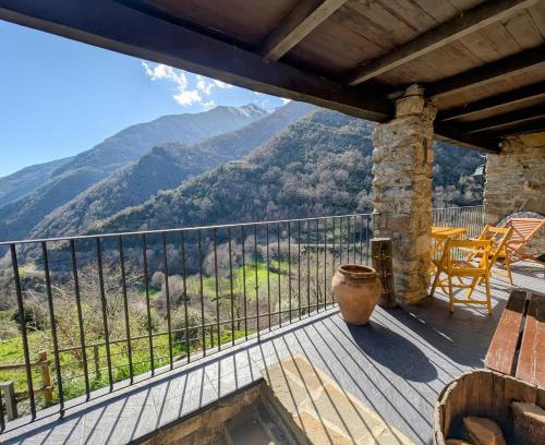 Barruera Ski Chalet | Casa Rústica y Chic con Chimenea y Vistas Panorámicas de La Vall de Boí