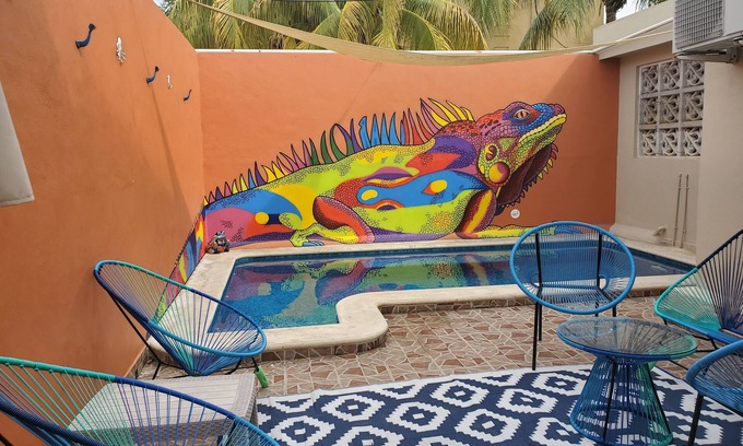 Colonia Andres House | Casa Tranquila- Beautiful House with a Private Pool 2 Blocks from the Ocean