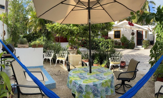 Cozumel House | Casita House, perfect for couple with beautiful gardens and private beach access