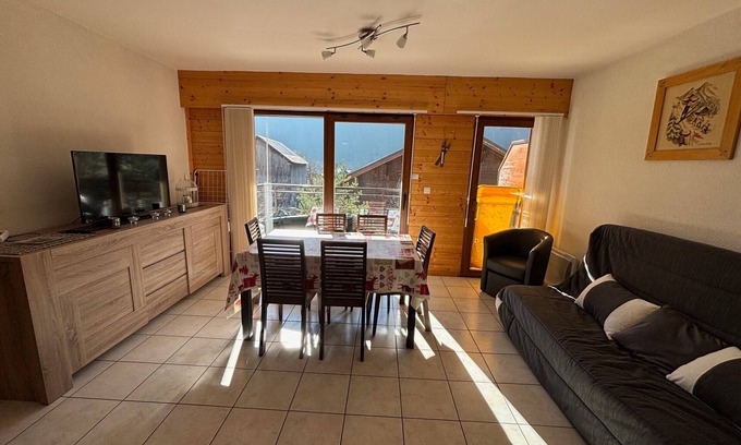 La Chapelle-d'Abondance Apartment | Central 3-Room Apartment with 3€/day Multi Pass in La Chapelle-d'Abondance