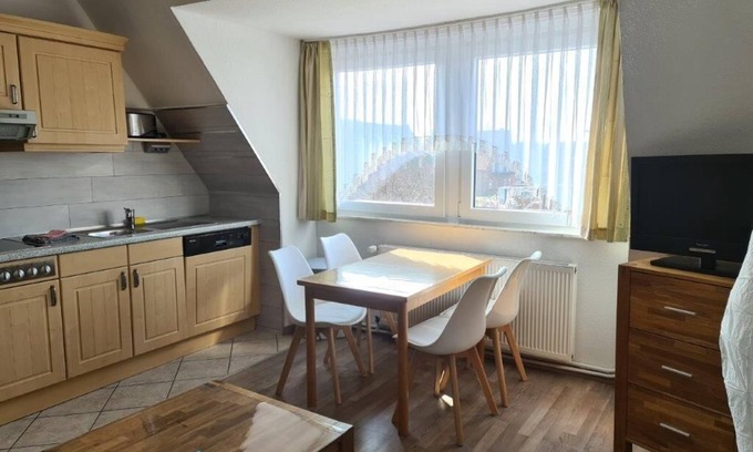 Baltrum Apartment | Centrally located upper floor apartment with 2 bedrooms, close to the beach