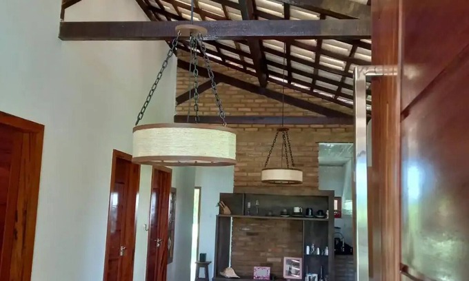 Indiaroba House | Chacara Delfino 8 bedrooms, sleeps 20 people 21 km from Estancia