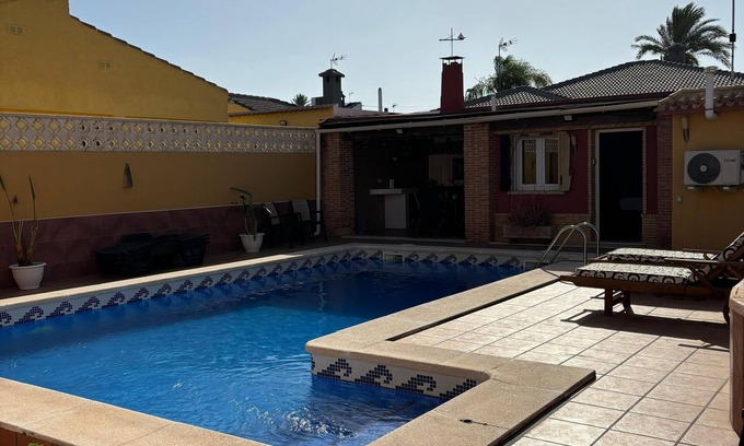 Los Balcones Ski Chalet | Chalet con Piscina en Los Balcones,torrevieja, (apta Para Mascotas