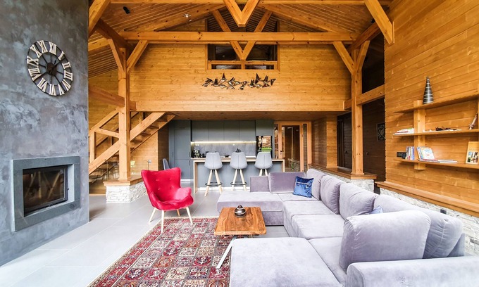 Razlog House | Chalet for up to 10 people with sauna nestled in the valley of 3 mountains