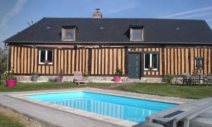 Courtonne-les-Deux-Eglises House | Chalet in Courtonne with Private Pool