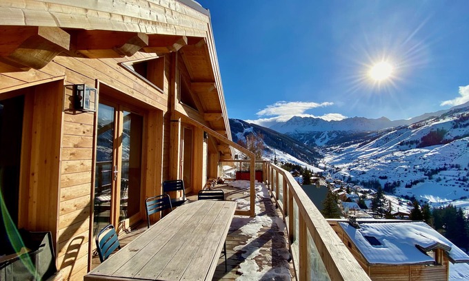 Vars Apartment | Chalet keryet, magnificent belvedere over the valley