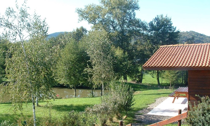 Salledes Ski Chalet | Chalet on private fishing pond with carp