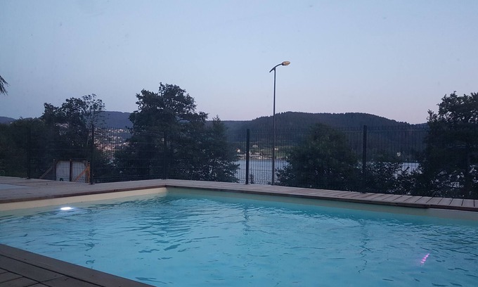 Gerardmer Ski Chalet | ChaletBlancneige Swimming poolsHeated 30° spa sauna ski simulator billiards26pers