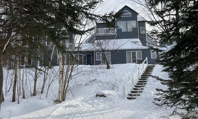 Mont-Tremblant Pedestrian Village Condo | ChaletsOasis Ski In/Ski Out on the Voyageur trail in Tremblant