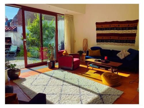 Ukkel House | Chambre double dans maison lumineuse Saint Job Uccle