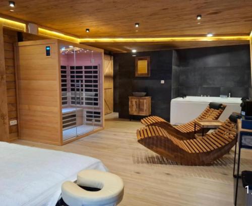 Sainte-Ode House | Chambre spa eden