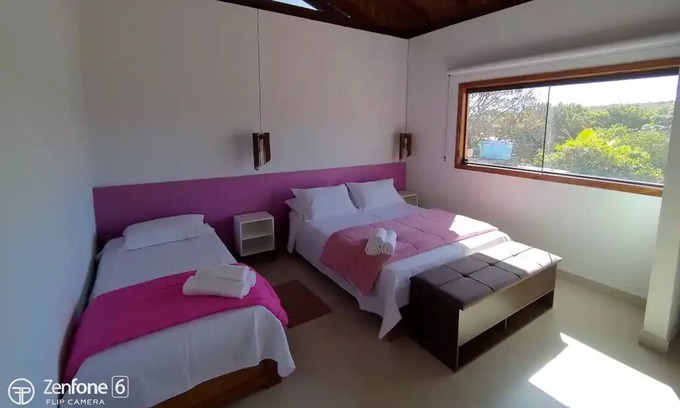 Sao Jorge Apartment | Chapada dos Veadeiros-tronco do Ipê-suíte Rosa - Até 2 Pessoas