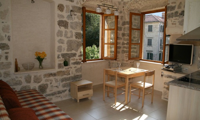 Kotor Old Town Apartment | Character well equipped (left) studio apartment in historic Kotor centre