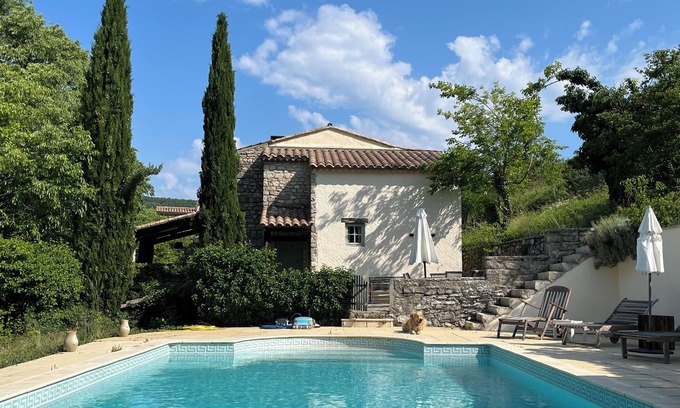 Brujas Other | Charmant mas Avec Piscine Privée au Milieu de la Garrigue au sud de Lardèche