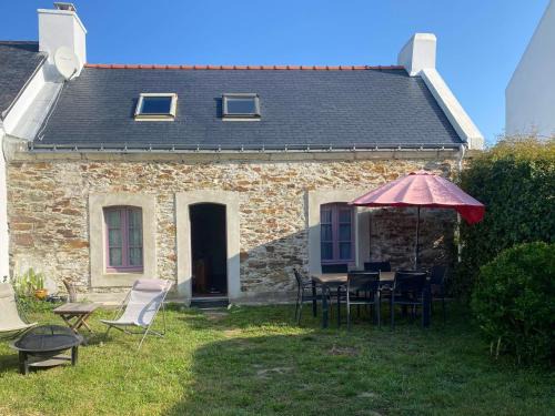 Bangor House | Charmante maison en pierre avec jardin à Bangor, à 1500 m de la plage de Vazen - FR-1-418-157