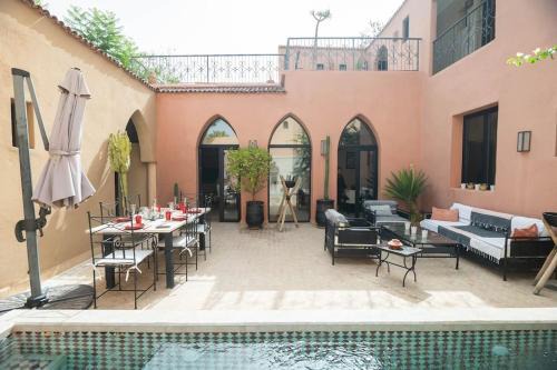 Palmeraie Villa | Charmante villa avec piscine privée à 10 min du centre de Marrakech