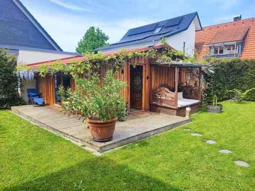 Beutelsau Apartment | Charmantes Gästehaus -Tiny- mit Sauna