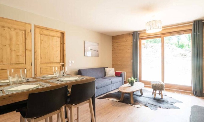 Valmorel Apartment | Charmette: 1-bedroom apt with parking, terrace, ski locker
