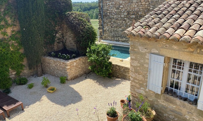 La Capelle-et-Masmolene House | Charming Provençal Farmhouse in La Capelle et Masmolene near Uzes