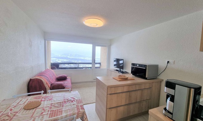 Saint-Michel-de-Chaillol Apartment | Charming Renovated Studio 4 Pers, South Balcony, Near Station