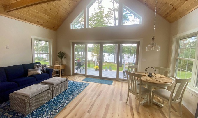 Bridgton Cottage | Charming 1-bedroom cottage in fabulous Bridgton with WiFi, AC, private dock