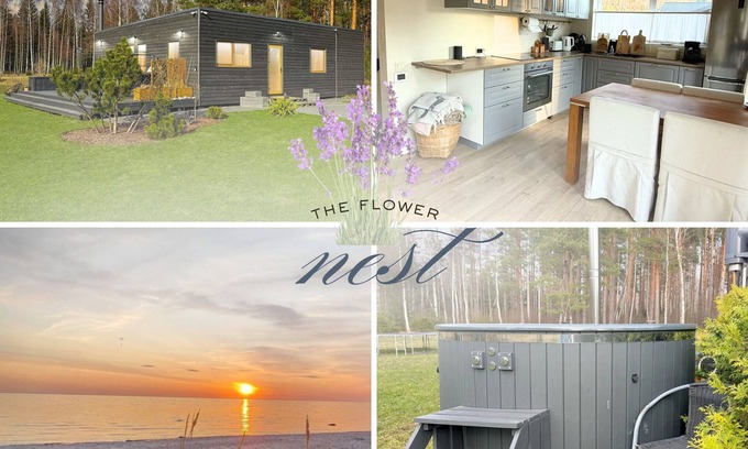 Skulte House | Charming 2-bedroom house with WiFi, AC in lovely Zvejniekciems