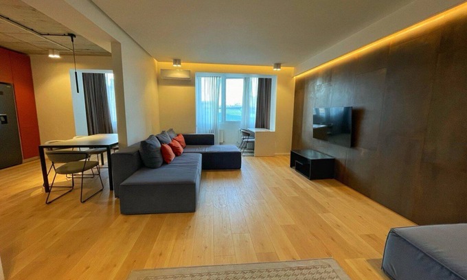 Riscani Apartment | Charming 2-bedroom apartment with AC, WiFi in beautiful Chișinău