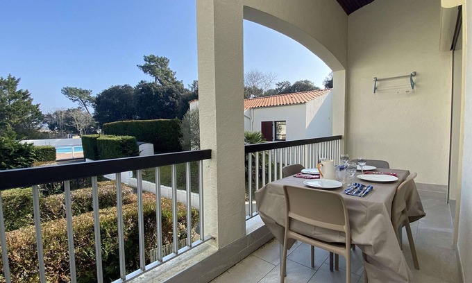 Dolus-d'Oleron Apartment | Charming 2-Room Apartment with Pool, Tennis, and Close to Beach - Sleeps 4