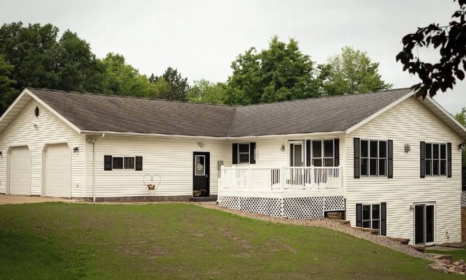 Rice Lake House | Charming 3 BR, 2 Bath Lake House retreat in Rice Lake on peaceful Tuscobia Lake.