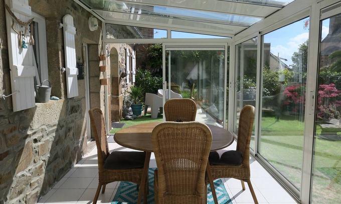 Perros-Guirec House | Charming 3-Star House Near Perros-Guirec Port, WiFi, Garden, Terrace, Sleeps 4