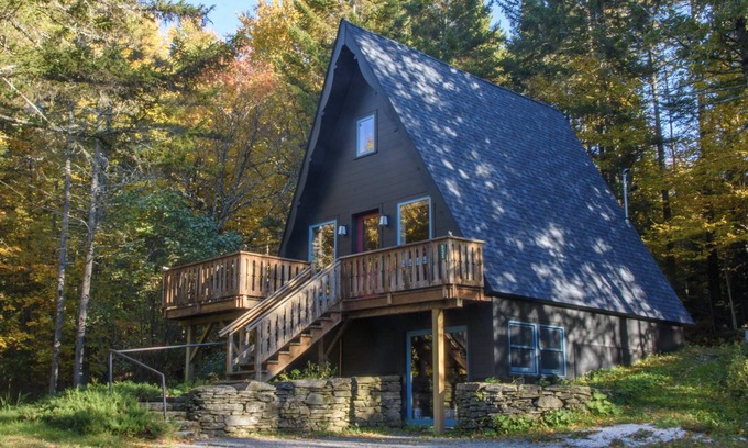 Bristol Ski Chalet | Charming A-frame in the Heart of the Green Mountains