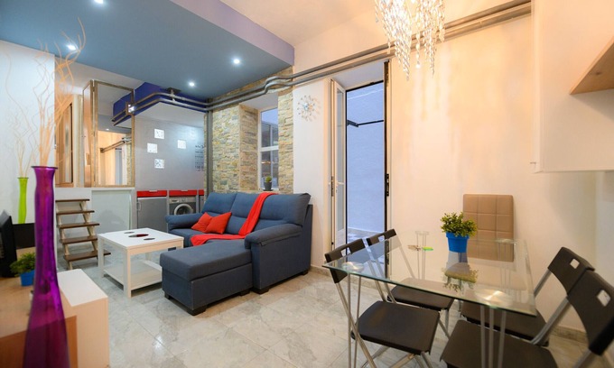 Ibiza Apartment | Charming Apartment with Private Patio in the Heart of Madrid, In Front of Retiro Park MPE51